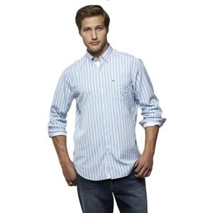 Lacoste Bold Striped Button Down Shirt 17-17 1/2
